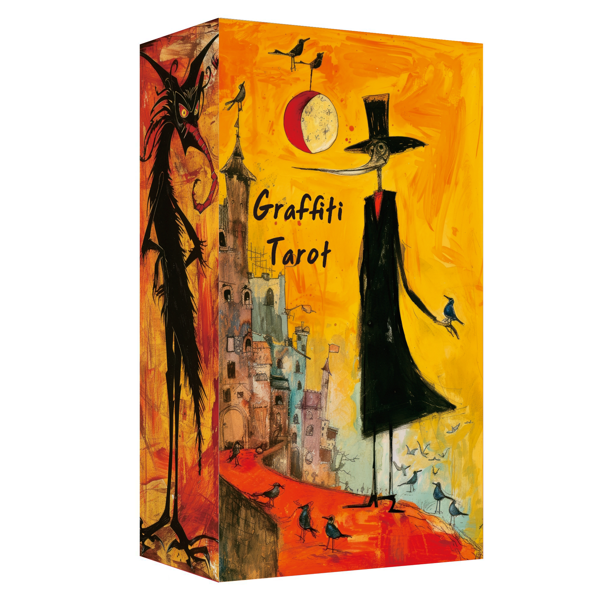 Amazon.com: Qymagicz Graffiti Tarot Deck, Unique Tarot Cards for